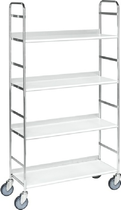reolvogn. 3 eller 4 hylder