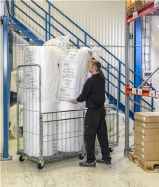 Bred rullecontainer med 4 sider