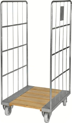 Rullecontainer med 2 sider