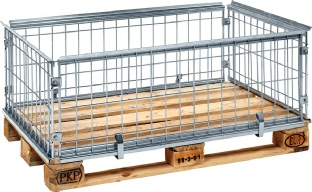 Lav palleramme. Dimension: 1200x800x420 mm