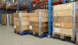 Palleholder med hjul