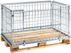 Palleramme, pallesider dimension 1220x820x640. fås med åbning på kort- eller langside