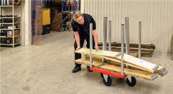 Vogn til pallerammer