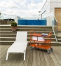 Rullebord bordvogn til wellnesscenter