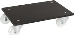 Trolley med solid krydsfinerplade